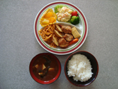 食堂メニュー：皿もの